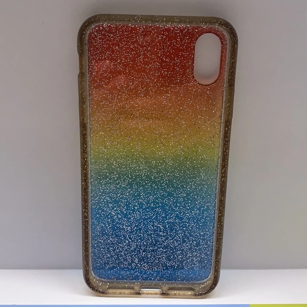 iPhone X Case, Sonix, Rainbow Glitter
